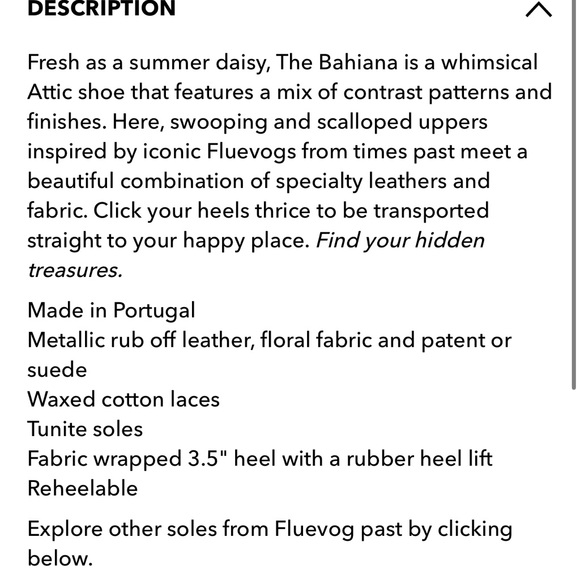 BUNDLED - Fluvog Attic Bahiana Lace-Up Heel in Red Floral - Picture 9 of 10